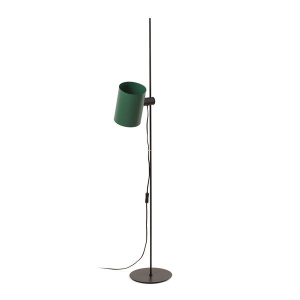 GUADALUPE Black/green floor lamp